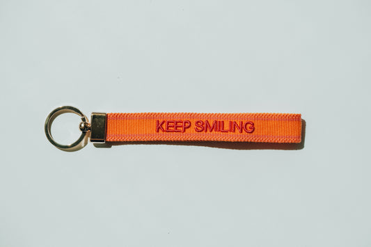 Schlüsselanhänger "Keep Smiling"