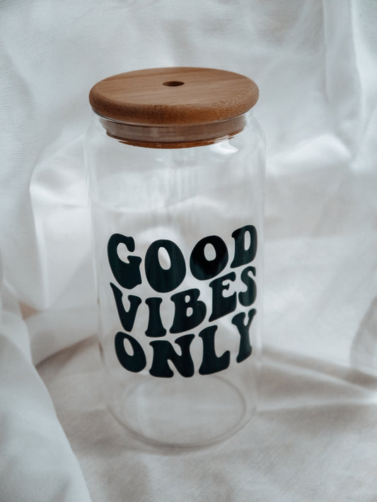 Trinkglas Good Vibes Only
